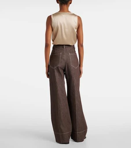 Brunello Cucinelli Mid-rise wide-leg jeans 3