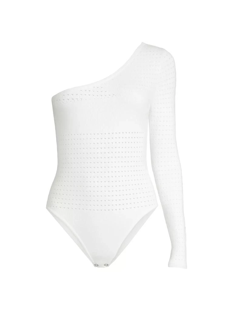 Victor Glemaud Laser-Dot One-Shoulder Bodysuit 1