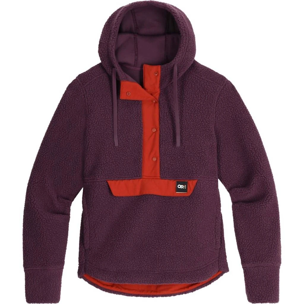 Outdoor Research Grayland Fleece Pullover Hoodie In Amethyst 4