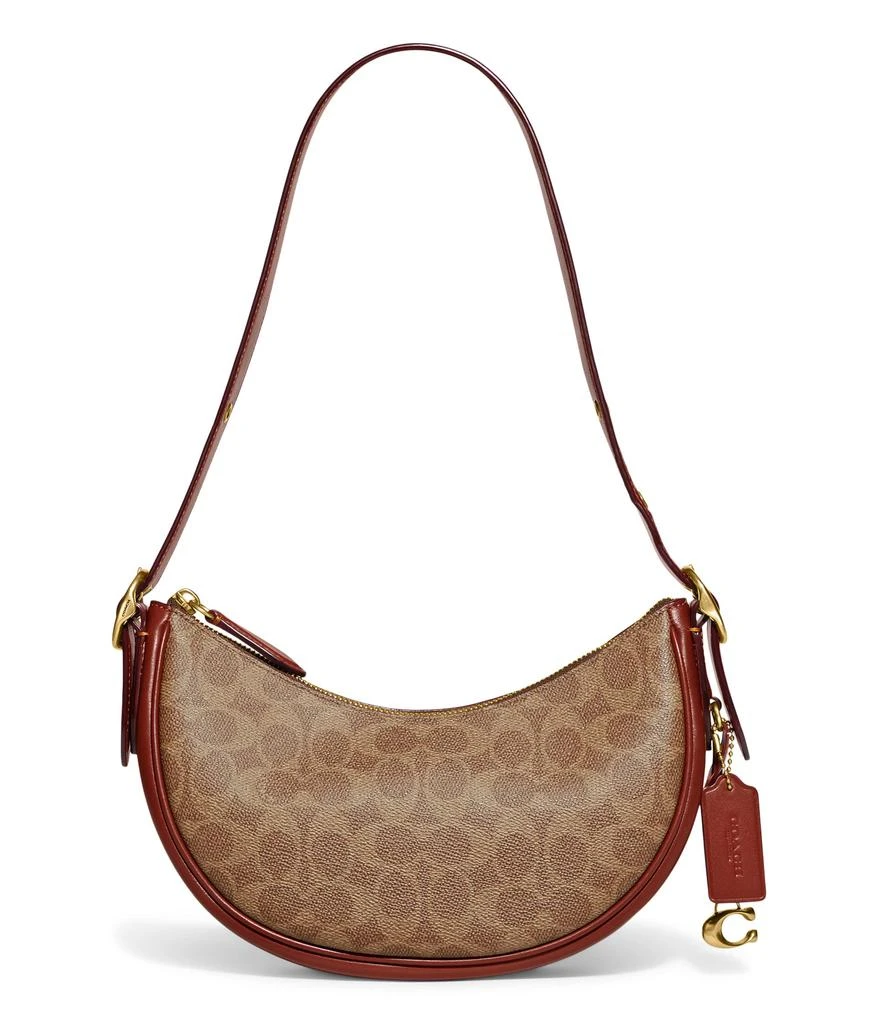 Coach Coated Canvas Signature Luna Shoulder Bag 1