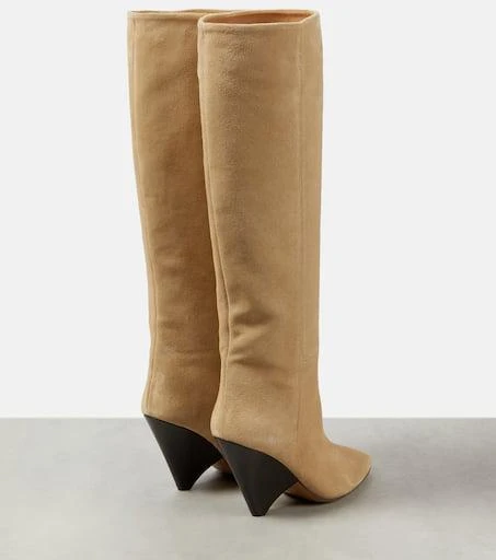 Isabel Marant Lakita suede knee-high boots 3