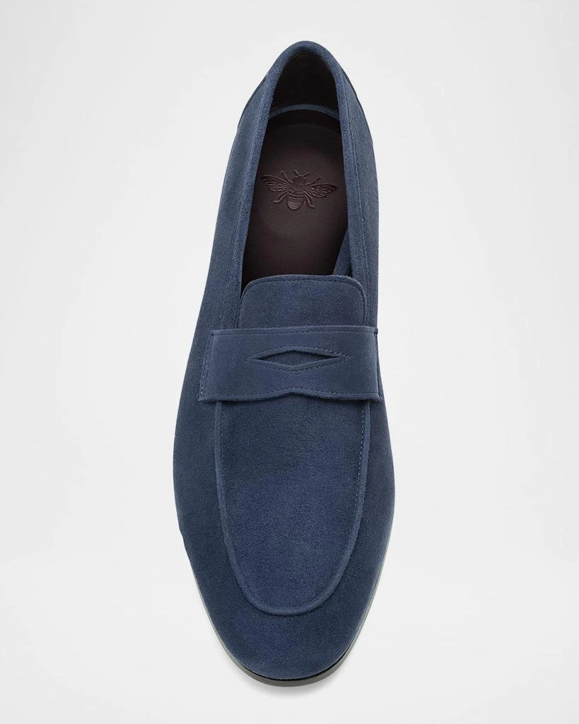 Bougeotte Flaneur Suede Penny Loafers 3