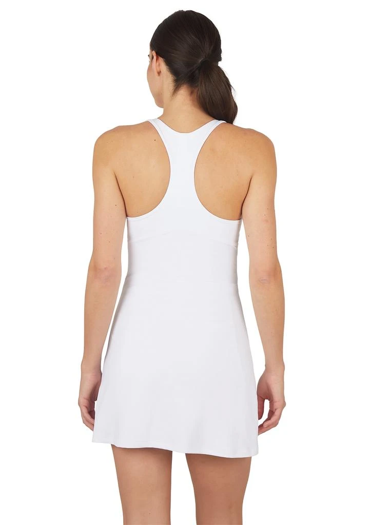 Yogalicious Women
s Sleeveless Nudetech Match Point Tennis Dress with Inner Shorts 2
