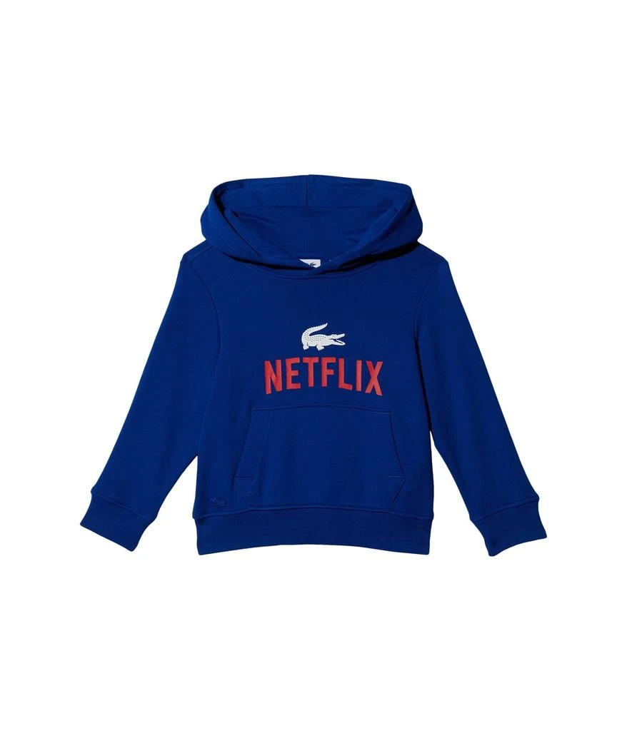 Lacoste Kids Long Sleeve Netflix Hooded Sweatshirt (Toddler/Little Kids/Big Kids) 1