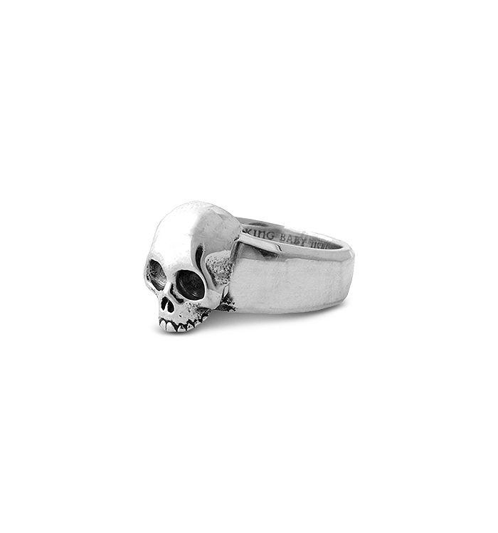 King Baby Large Hamlet Skull Ring