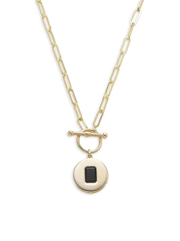 Effy 14K Yellow Gold
Onyx Toggle Necklace