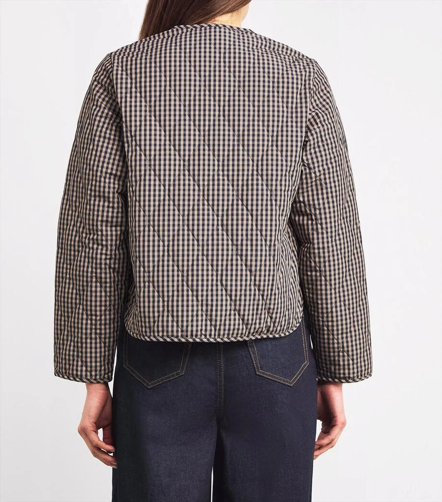 Barbour Check Monroe Quilted Jacket 4