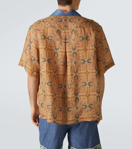 Valentino Printed linen shirt 4