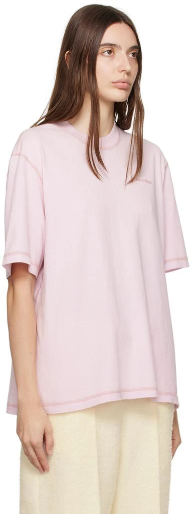 AMI Paris Pink Fade Out T-Shirt 2