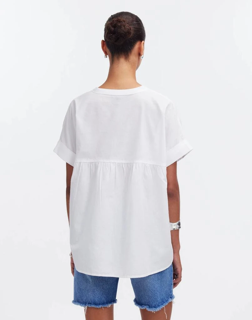 Madewell Lakeline Popover Shirttail Top 4