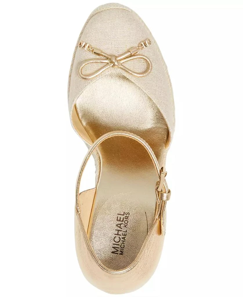 Michael Kors Women's Nori Espadrille Wedge Pumps 4