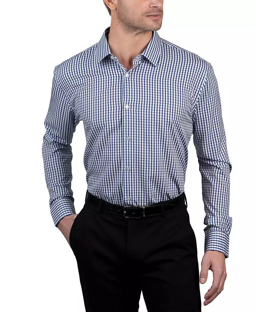 Nautica Men's Regular-Fit Blue-Dot Dress Shirt