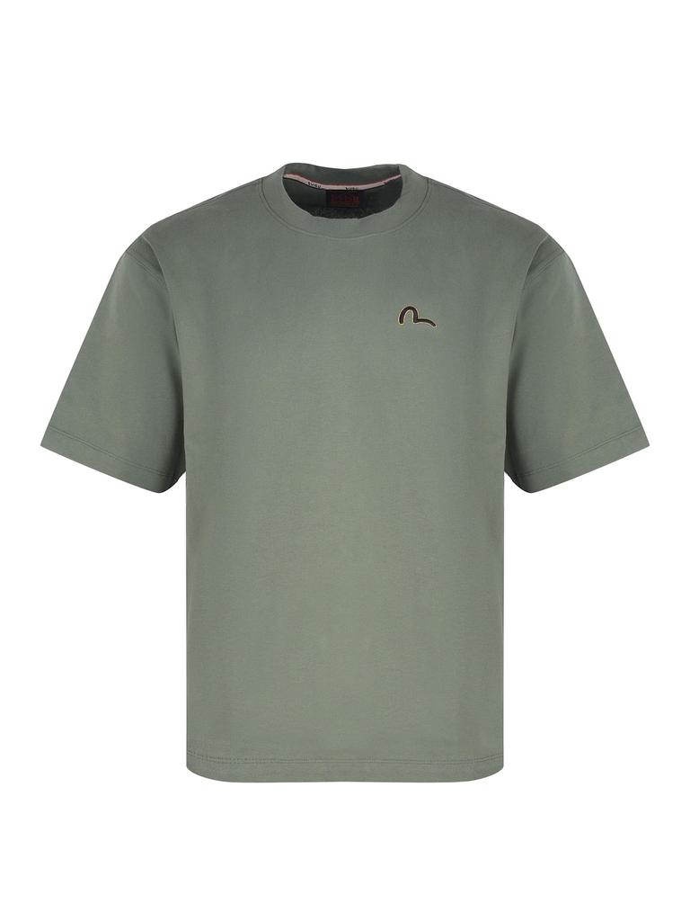 Evisu T-shirt  Military Green Cotton