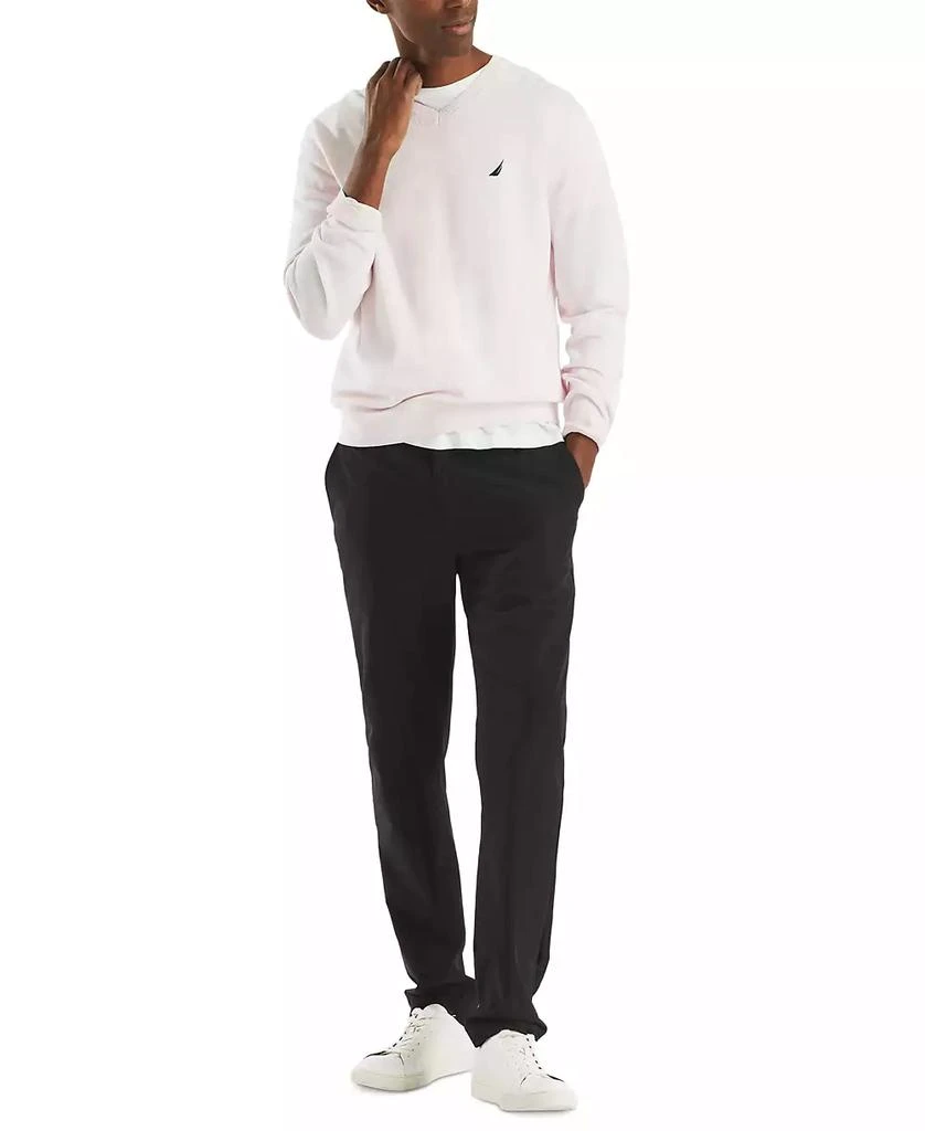 Nautica Men's Navtech Performance Classic-Fit Soft V-Neck Sweater 4