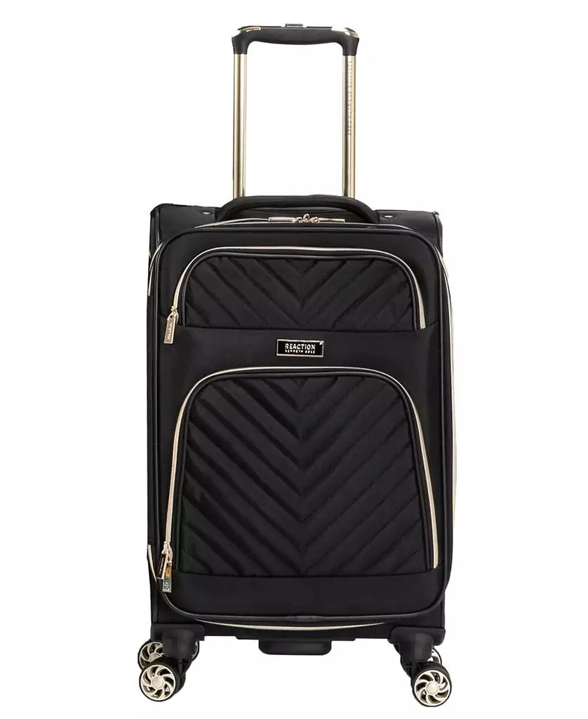 Kenneth Cole Women's Chelsea 3-Piece Chevron Softside Expandable Suitcase Set 3