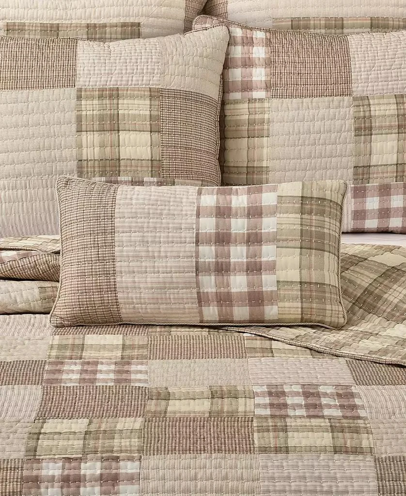 Piper 
Wright Mayfair Quilted Boudoir Decorative Pillow, 11" x 20" 2