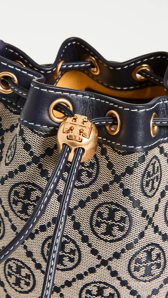 Tory Burch Mini T Monogram Jacquard Bucket Bag 4