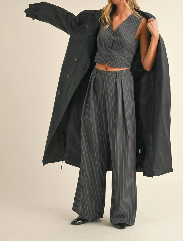 Klesis Klesis - Leather Belted Trench Coat 3