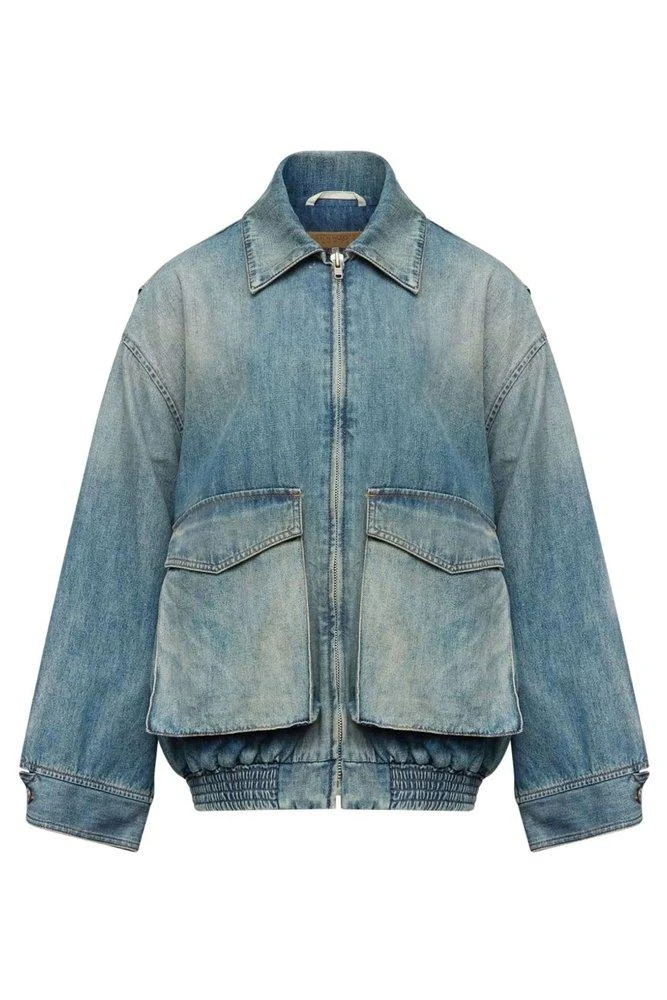 MM6 MM6 Maison Margiela Zip-Up Denim Jacket