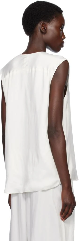 LAUREN MANOOGIAN White Sanded Vest 3