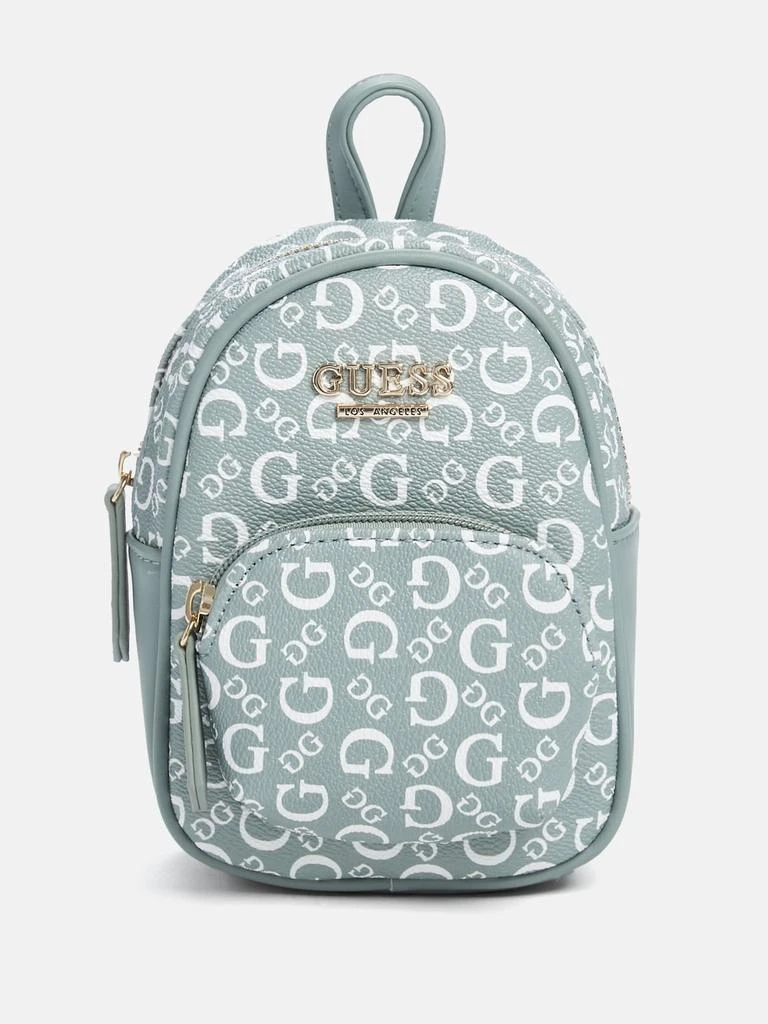Guess Factory Evan Color-Block Mini Crossbody Backpack 1