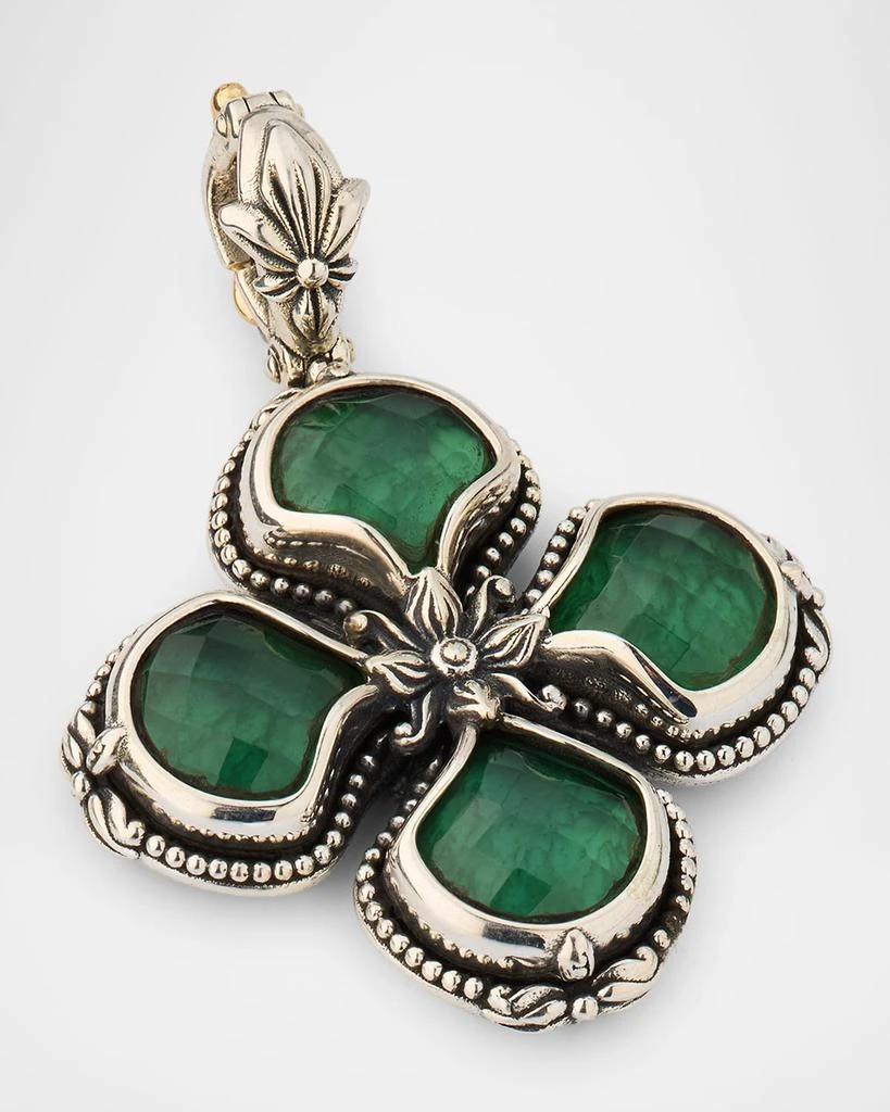 Konstantino Ivy Two-Tone Avernturine and Mother-Of-Pearl Charm Enhancer 3