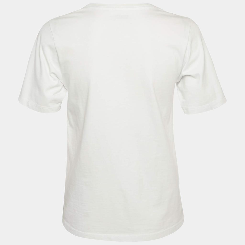 Kith Kith White Floral Logo Print Jersey T-Shirt XL