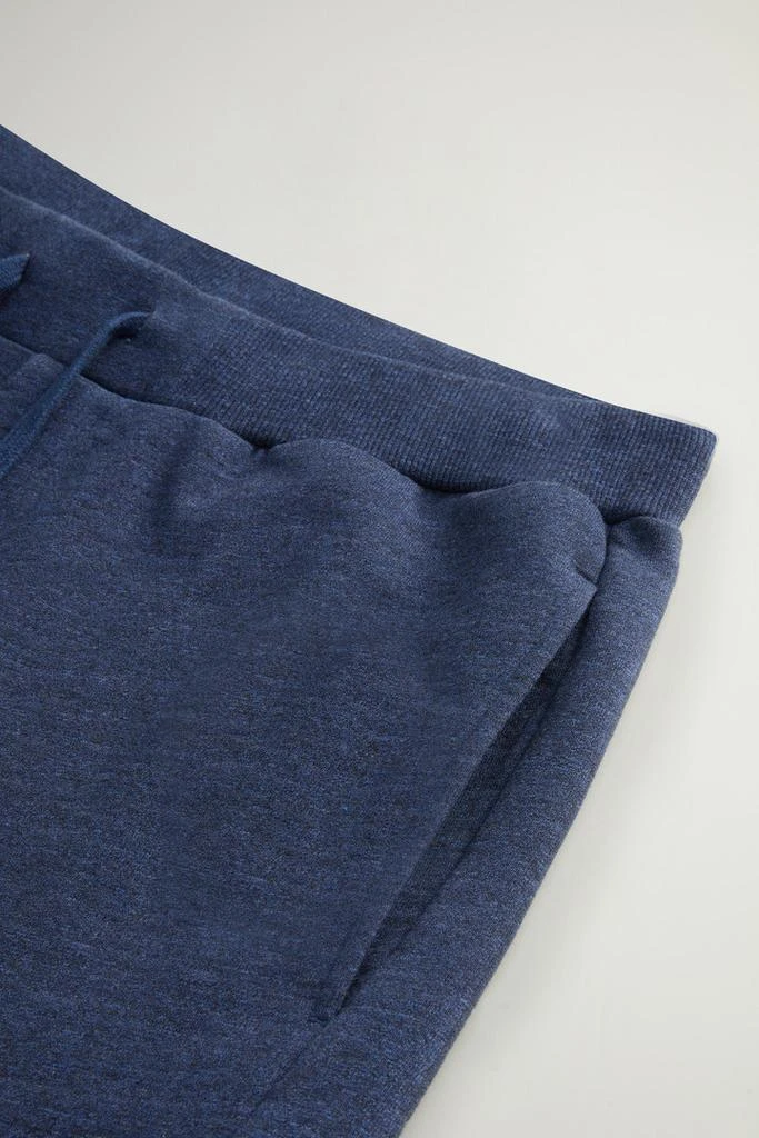 Woolrich Shorts in Pure Cotton Mouliné Fleece - Men - Gray 6