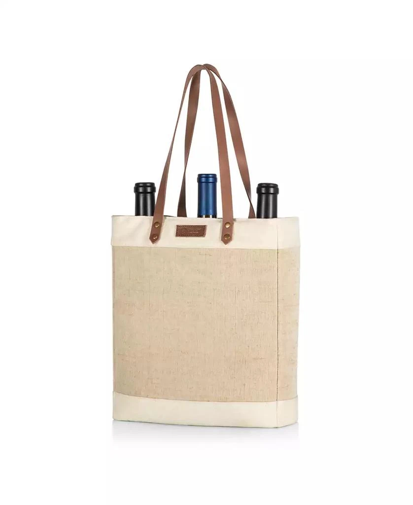 Legacy Legacy Pinot Jute 3 Bottle Insulated Wine Bag 8