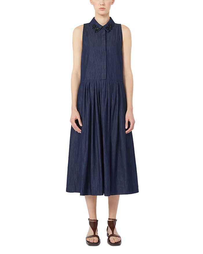 【送料&関税込】SportMax Tied Waist Long-sleeved Dress Max Mara Sportmax Eolie Oversized Tied Waist Long-Sleeved