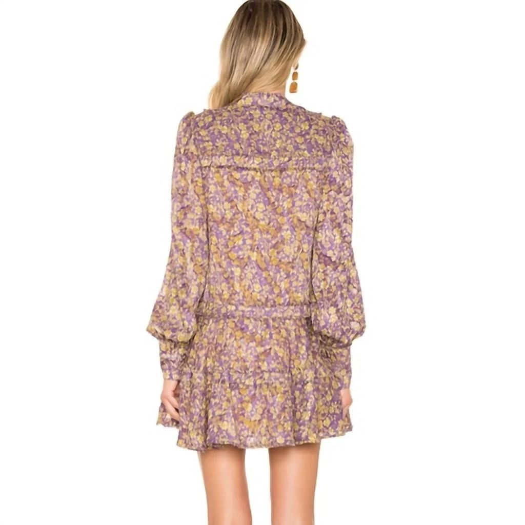 Alexis Monika Dress In Purple/gold 3