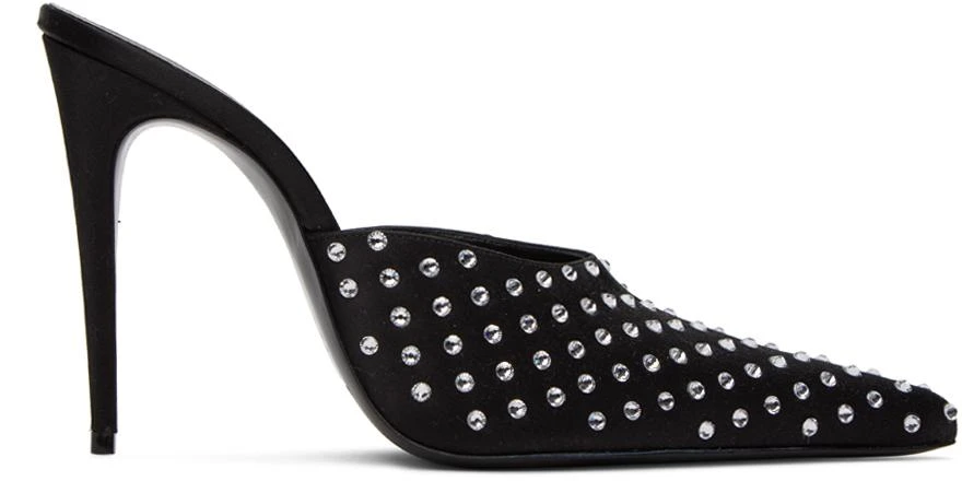 Magda Butrym Black Crystal Heels 1