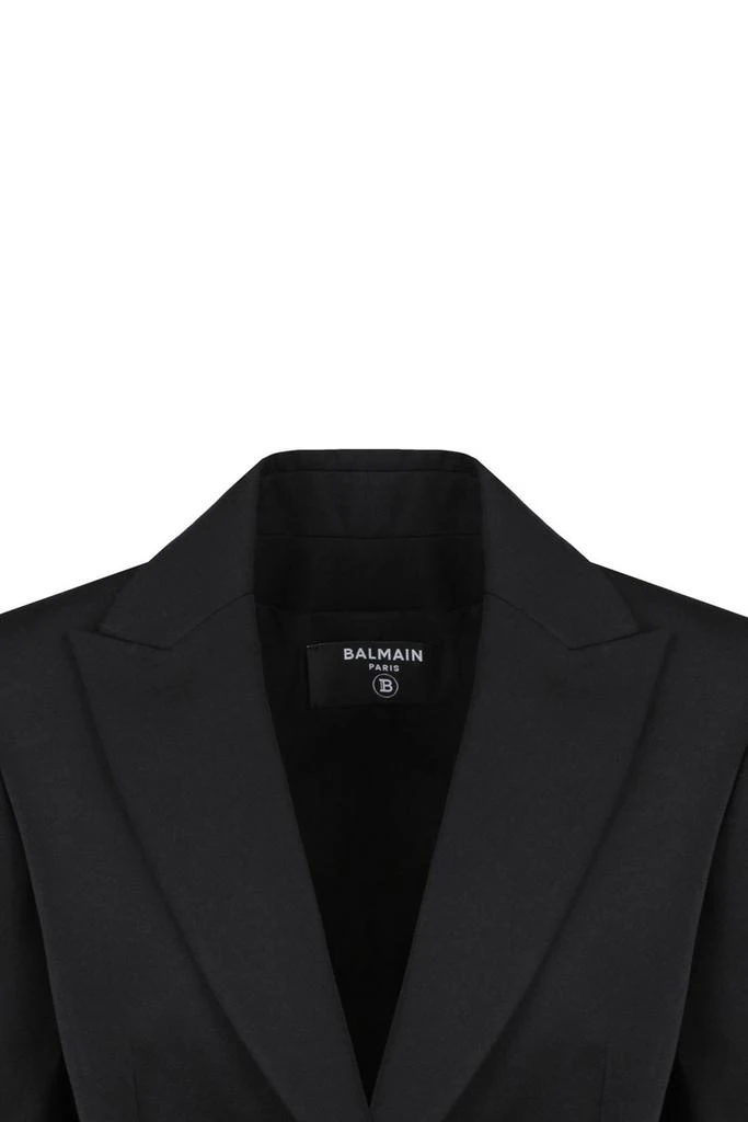 Balmain Balmain Single-Breasted Sleeved Blazer 3