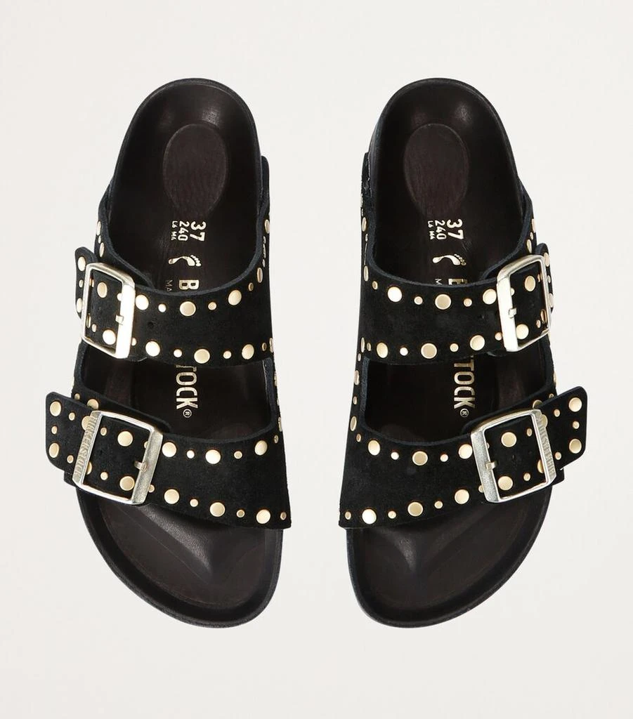 Birkenstock Suede Studded Arizona Sandals 4