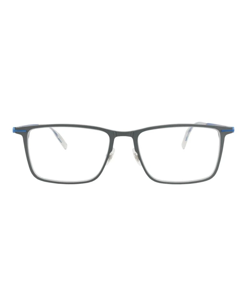 MontBlanc Square-Frame Alluminium Optical Frames