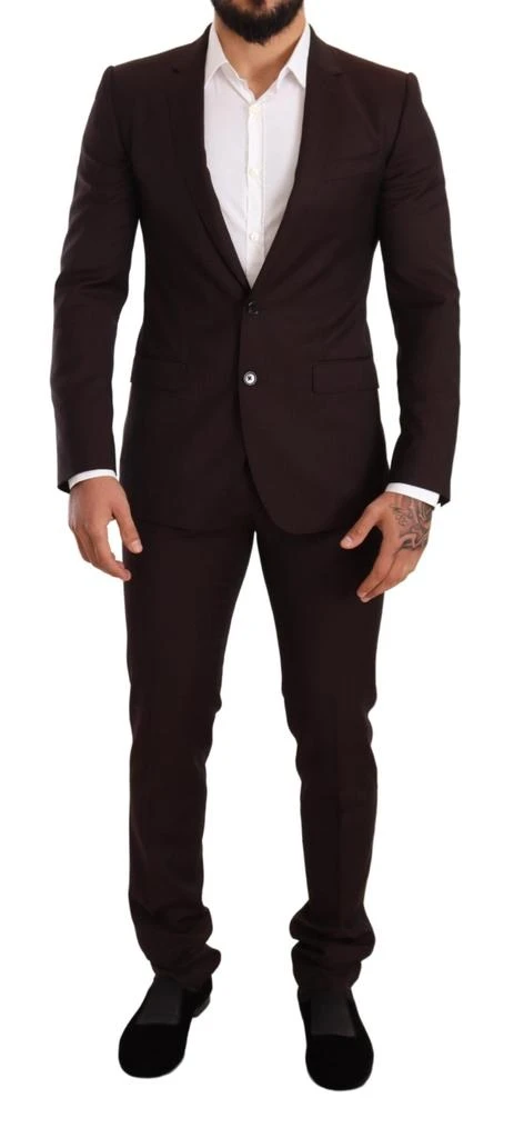 Dolce 
Gabbana Wool MARTINI Slim Fit Men
s Suit