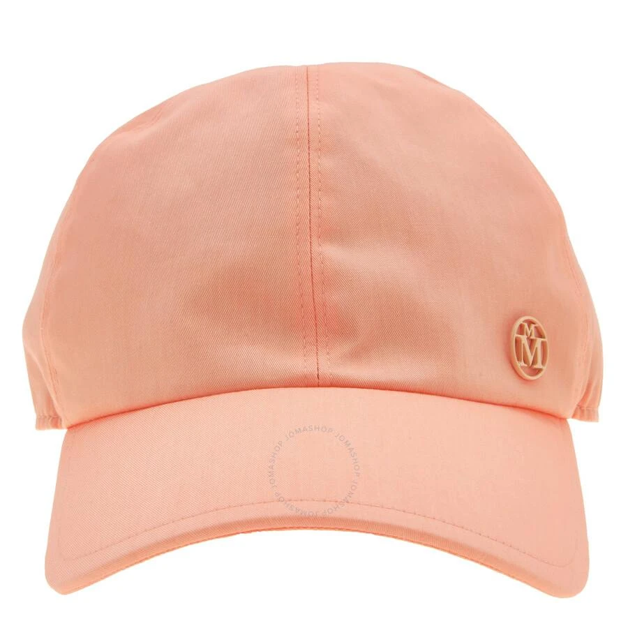 MAISON MICHEL Ladies Orange Tiger Cotton Cap 1