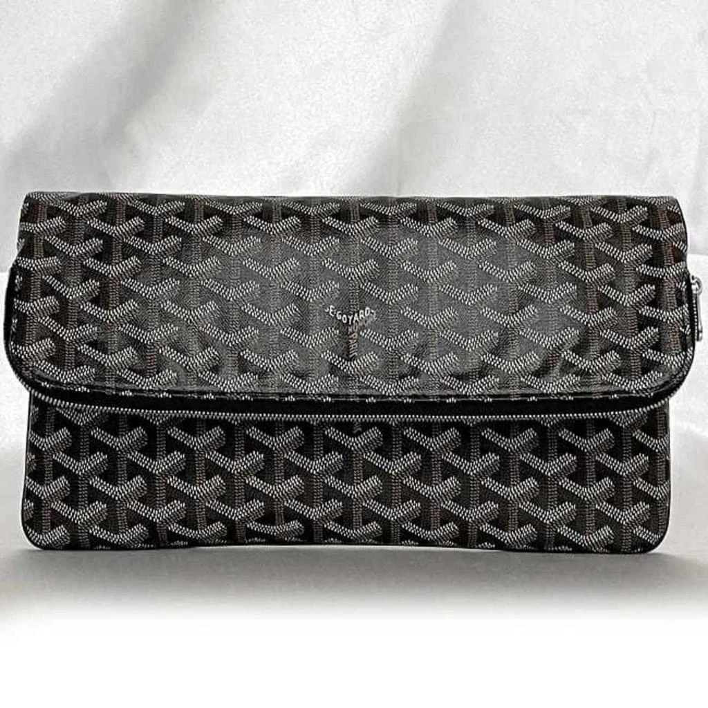 Goyard Pvc Leather Clutch Bag Handbag (Pre-Owned) 2