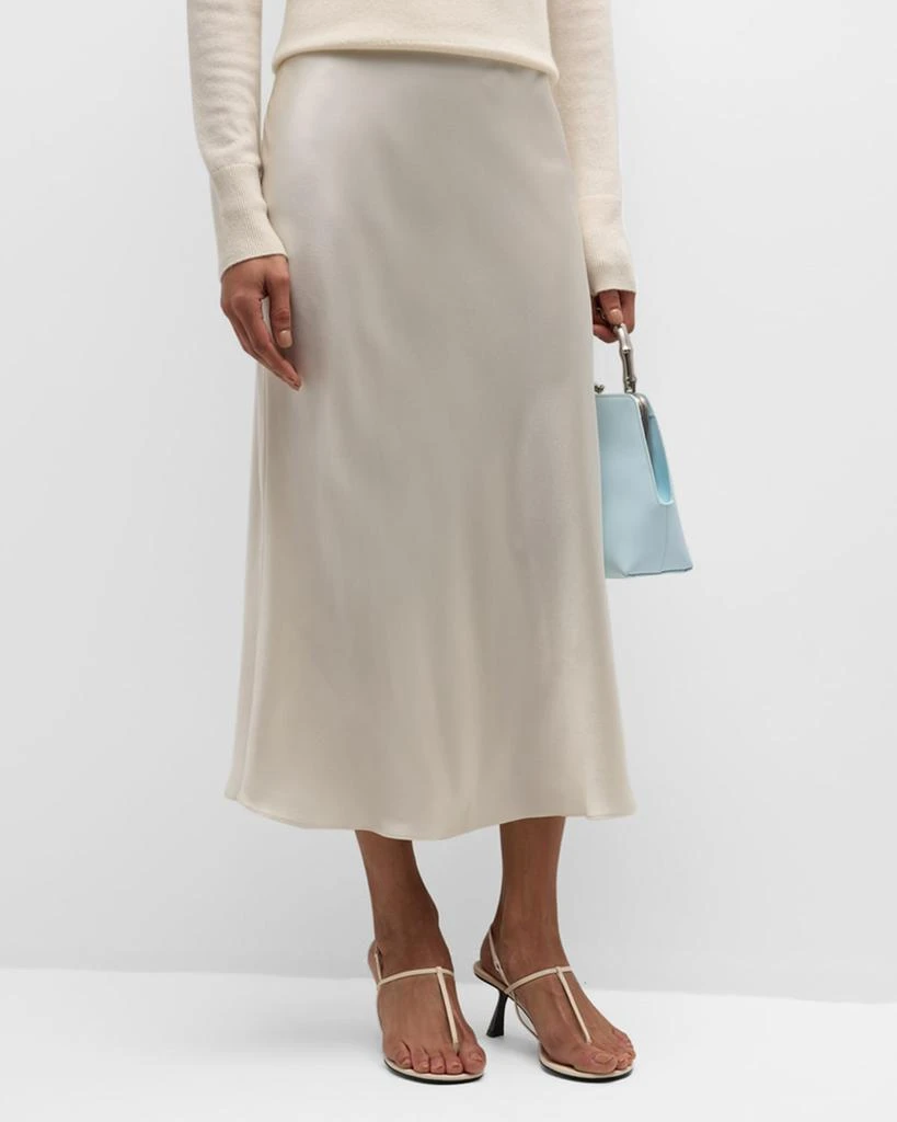 Sablyn Silk Midi Skirt 2