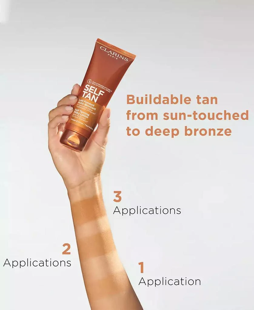 Clarins Self Tanning Face & Body Milky Lotion, 4.2 oz. 6