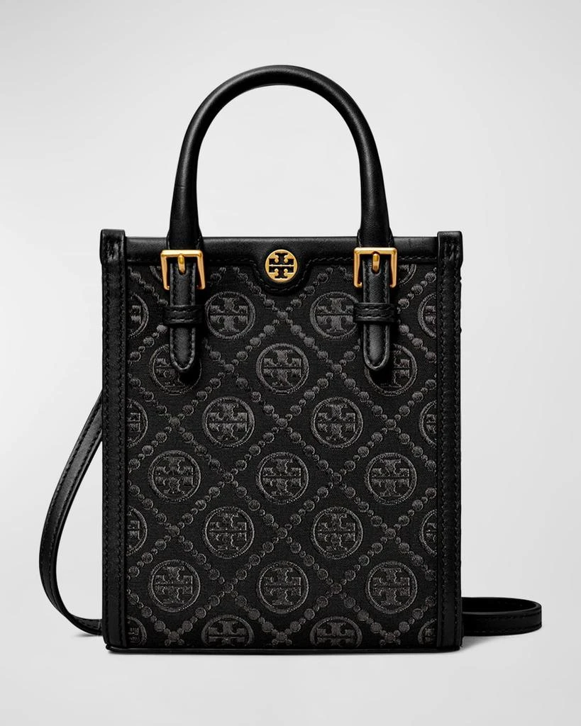 Tory Burch Mini T Monogram Canvas Tote Bag 1