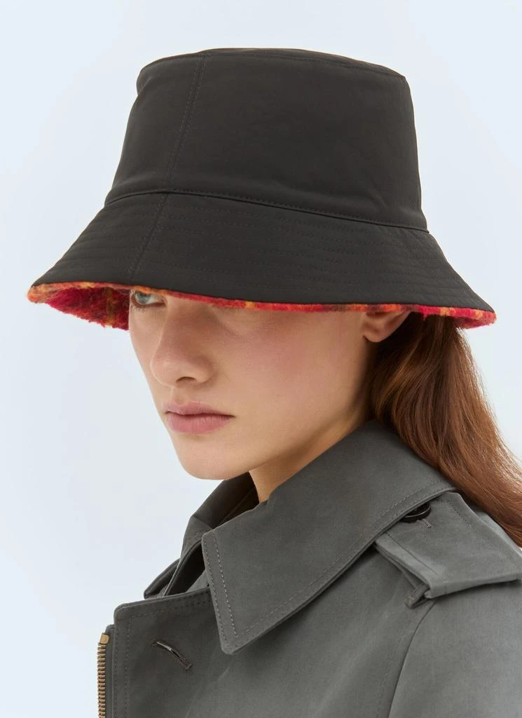 Burberry Reversible Check Fleece Bucket Hat 5