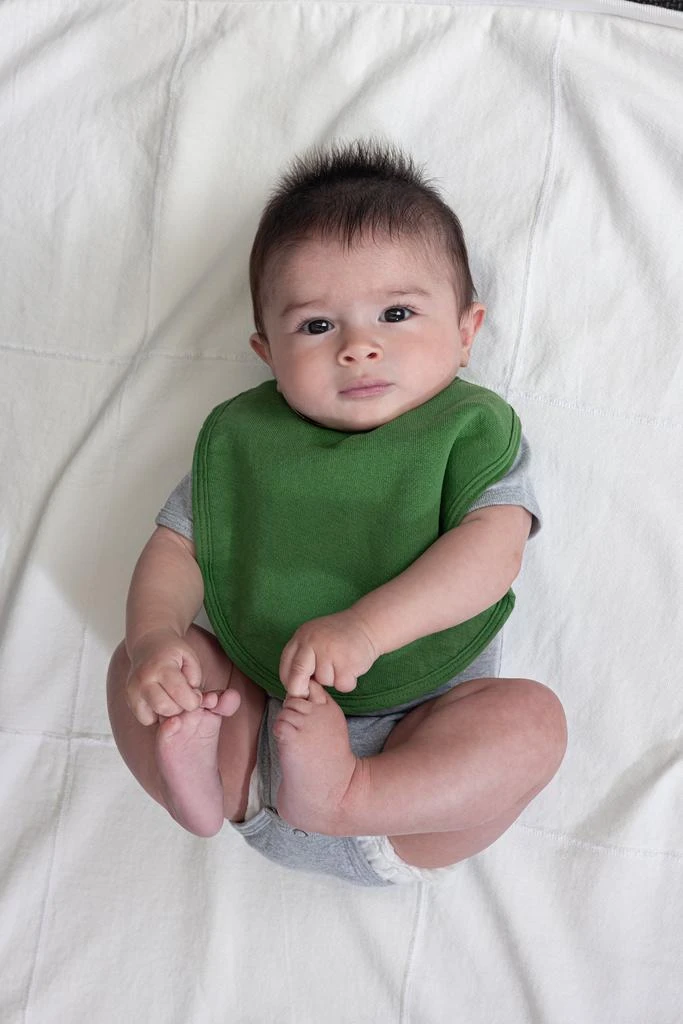 Los Angeles Apparel HF101GD - Heavy Fleece Baby Bib 3