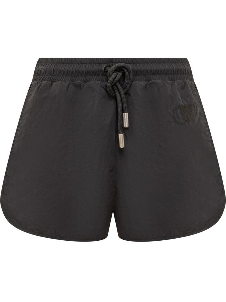 【関税&送料込み】Off-White Crispy Ny Mesh Shorts Off-White Off-White Crispy Ny Mesh Shorts - Pants - BeyondStyle