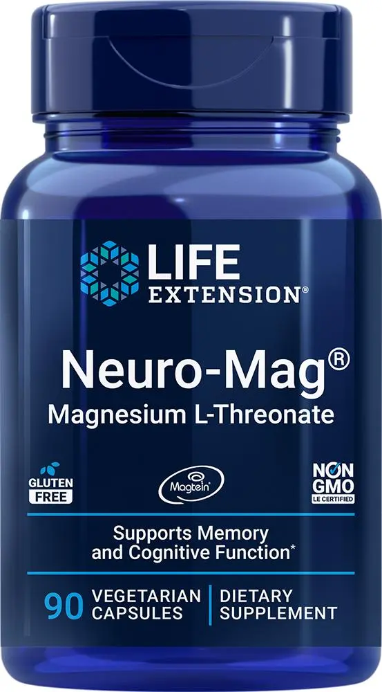 Life Extension Life Extension Neuro-Mag® Magnesium L-Threonate (90 capsules, Vegetarian)
