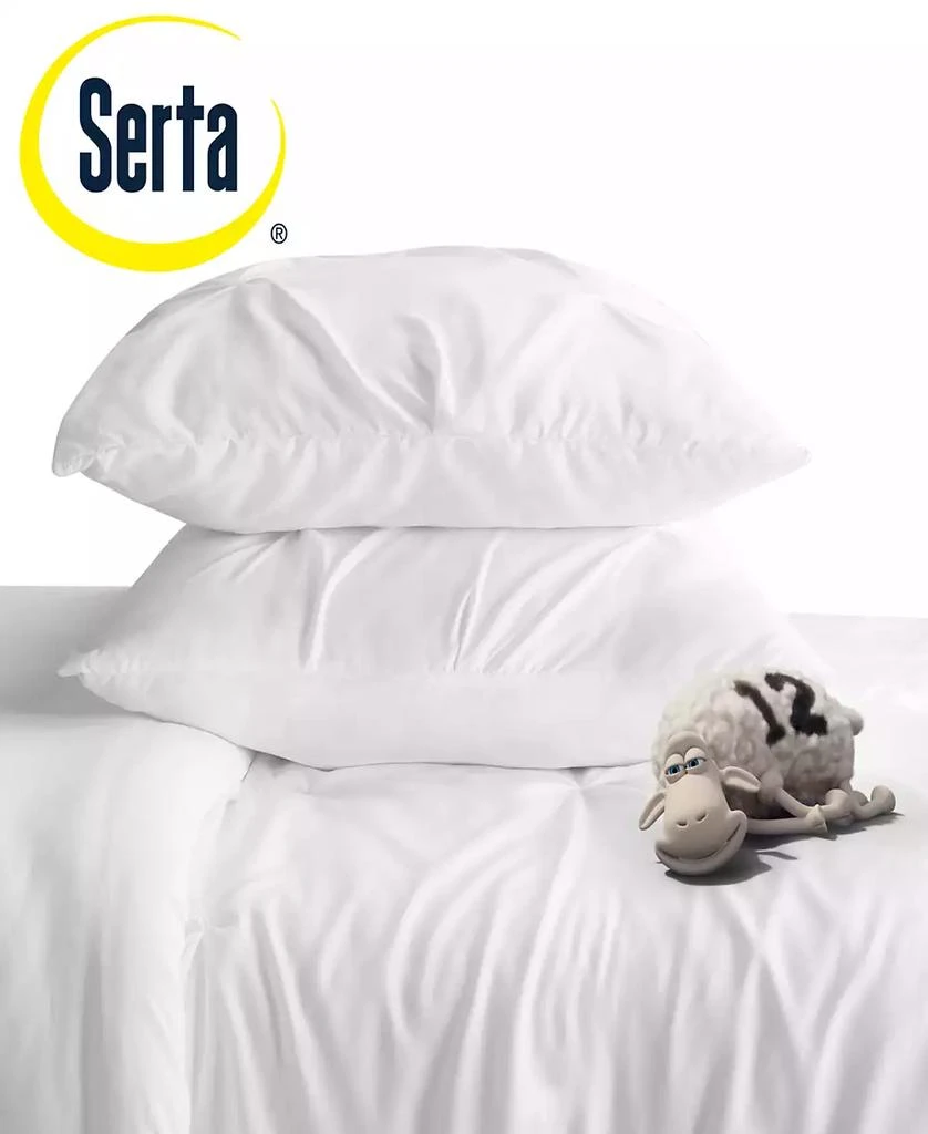 Serta Simply Clean Antimicrobial Pleated Twin Extra Long Comforter Set, 2 Piece 5