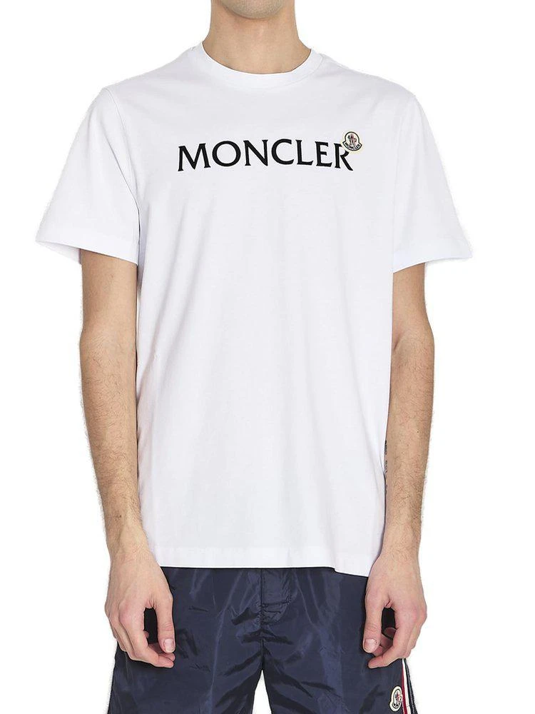 Moncler Moncler Logo-Patch Crewneck T-Shirt