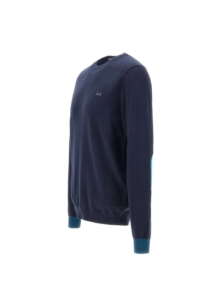 SUN 68 Sun 68 Logo Embroidered Creweneck Knitted Jumper 3