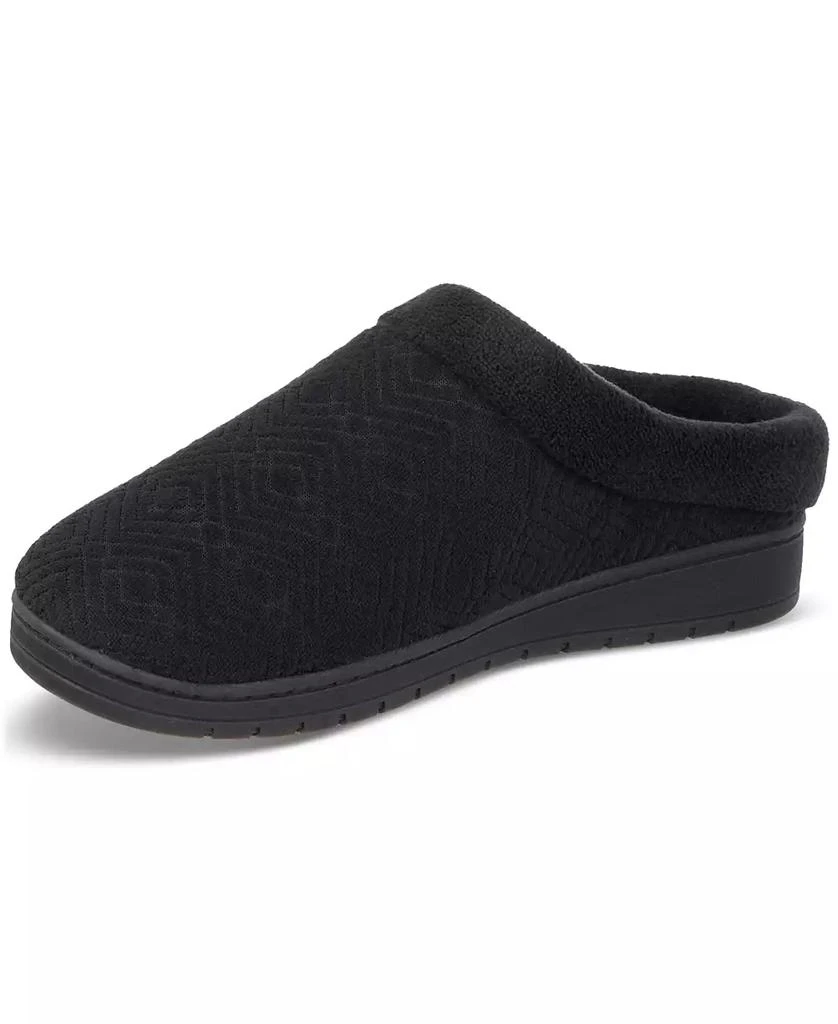 Isotoner Signature Women's Gemma Diamond Microterry Clog Slippers 6