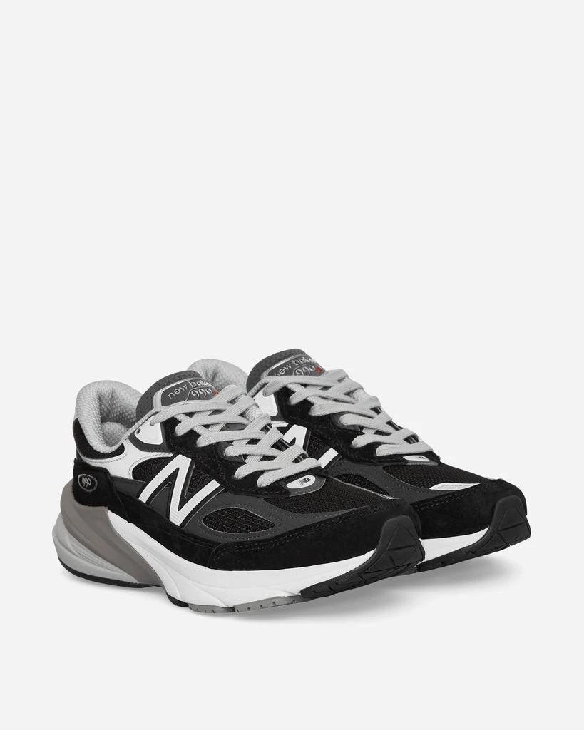 New Balance Women's Made in USA 990v6 Sneakers Black / White 3